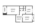 2-комнатная квартира, 65.02 м², 5 микрорайон 8 за 22 млн 〒 в Костанае — фото 12