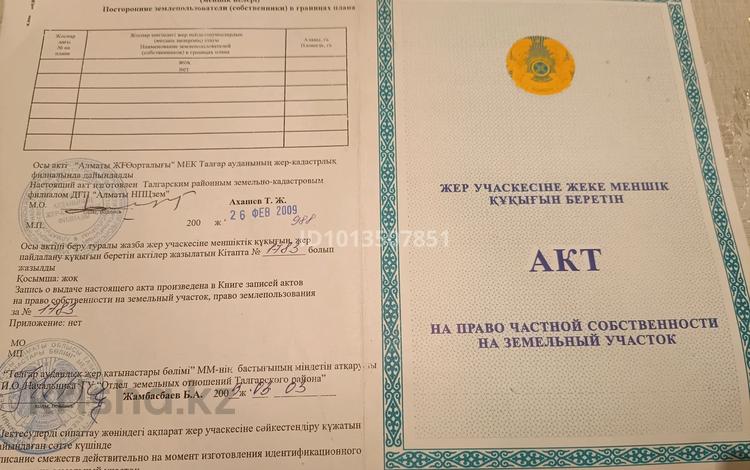 Жер телімі · 10 сотық, Наурызбай Кокульчаев 121, бағасы: 5 млн ₸ в Туганбае — фото 2
