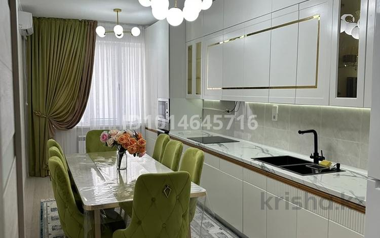 3-комнатная квартира · 86 м² · 2/14 этаж, мкр Туран 2 — улица Алатау батыра, Жк ЖАС ОТАУ ТУРАН за 46 млн ₸ в Шымкенте, Каратауский р-н — фото 2