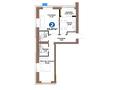 2-бөлмелі пәтер · 59.87 м², Е 909 29, бағасы: ~ 39.5 млн ₸ в Астане, Нура р-н — фото 3