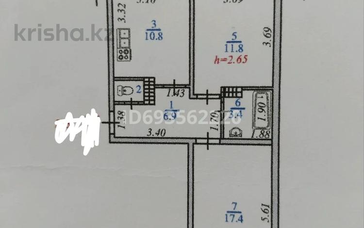 2-комнатная квартира, 52.4 м², 1/5 этаж, мкр Аксай-3Б 11 за 31.5 млн 〒 в Алматы, Ауэзовский р-н — фото 2