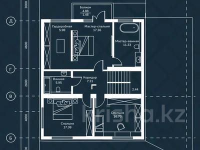 Часть дома · 5 комнат · 168 м² · 4 сот., Песчаная — За Aqbozat Resort за ~ 83.2 млн ₸ в Астане, Сарайшык р-н