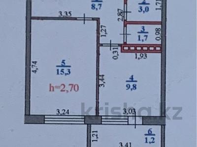 1-комнатная квартира · 39.7 м² · 1/9 этаж, Политехническая за 14.5 млн 〒 в Уральске