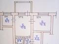 3-комнатная квартира · 45.8 м² · 1/2 этаж, 3-й мкр 41 — Суд №2 г. Актау за 17 млн ₸
