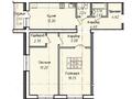 2-бөлмелі пәтер · 76.34 м² · 5/5 қабат, Кургальжинское шоссе 104, бағасы: 22 млн ₸ в Астане, Есильский р-н — фото 2