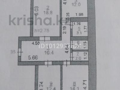 3-комнатная квартира · 80 м² · 6/9 этаж, Микрорайон Аэропорт 1, аэропорт — школы, спорт комплекса за 34 млн ₸ в Костанае