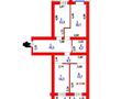 3-бөлмелі пәтер · 100 м² · 11/12 қабат, Жумекен Нажимеденов 38, бағасы: 42.8 млн ₸ в Астане, Сарайшык р-н