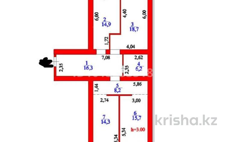3-бөлмелі пәтер · 100 м² · 11/12 қабат, Жумекен Нажимеденов 38, бағасы: 42.8 млн ₸ в Астане, Сарайшык р-н — фото 2