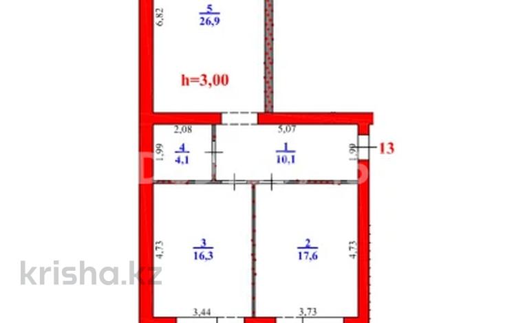 2-комнатная квартира, 83.5 м², 5/5 этаж, Егизбаева 80 — Скоробогатова за 22.8 млн 〒 в Уральске — фото 2