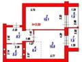 2-комнатная квартира · 60 м² · 10/12 этаж, ​Улица Шамши Калдаяков, 46 за 22 млн ₸ в Астане, Сарайшык р-н — фото 2