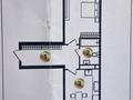2-комнатная квартира · 48.38 м² · 4/9 этаж, мкр Кайрат, Сыбызгы 27 за 22.8 млн ₸ в Алматы, Турксибский р-н