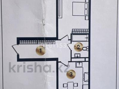 2-комнатная квартира · 48.38 м² · 4/9 этаж, мкр Кайрат, Сыбызгы 27 за 22.8 млн ₸ в Алматы, Турксибский р-н