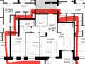 3-бөлмелі пәтер · 102.3 м² · 4/5 қабат, мкр Михайловка , Аманжолова 100, бағасы: 99 млн ₸ в Караганде, Казыбек би р-н — фото 4