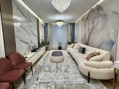 3-комнатная квартира · 100 м² · 14/16 этаж, Каныша Сатпаева 133/1 за 105 млн 〒 в Алматы, Бостандыкский р-н