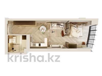1-бөлмелі пәтер · 45.8 м² · 1/20 қабат, 15-ш/а. 48 участок, бағасы: ~ 31.1 млн ₸ в Актау, 15-й мкр