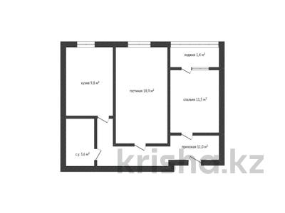 2-комнатная квартира, 58 м², 6/9 этаж, Ауэзова 219а за 18.5 млн 〒 в Кокшетау