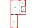 2-бөлмелі пәтер · 45 м² · 3/5 қабат, ул. Абая, бағасы: 9.5 млн ₸ в Темиртау — фото 9