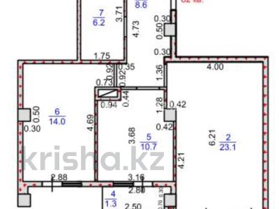2-комнатная квартира · 64 м² · 4/9 этаж, 17-й мкр 25 за 34.7 млн ₸ в Актау