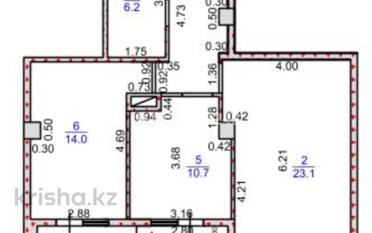 2-комнатная квартира · 64 м² · 4/9 этаж, 17-й мкр 25 за 34.7 млн ₸ в Актау — фото 2