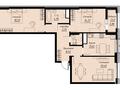3-бөлмелі пәтер · 86.1 м² · 5/9 қабат, Е 430 улица 2/4 — Айтматова/Мухамедханова, бағасы: 45.7 млн ₸ в Астане, Нура р-н