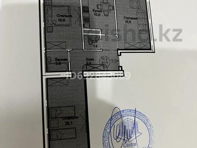 3-комнатная квартира, 78 м², 8/12 этаж, Тауелсиздик 34/8 за 25.4 млн 〒 в Астане, Алматы р-н