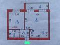 2-бөлмелі пәтер · 55.8 м² · 2/10 қабат, Жошы Хан 23, бағасы: 42.8 млн ₸ в Астане, Есильский р-н — фото 10