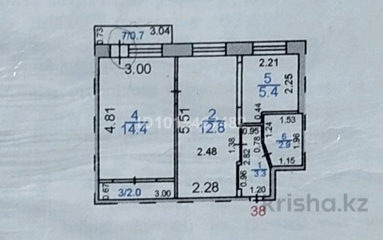 2-комнатная квартира · 43 м² · 5/5 этаж, Пришахтинск, Пришахтинск, 22й микрорайон 1 за 14 млн ₸ в Караганде, Алихана Бокейханова р-н — фото 2