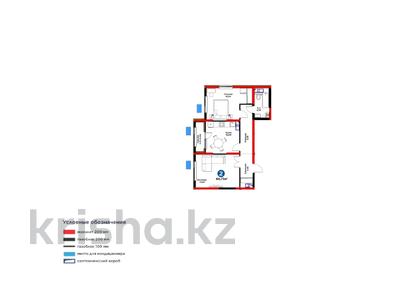 2-бөлмелі пәтер · 61 м², проспект Байдибек би, бағасы: 25 млн ₸ в Шымкенте, Абайский р-н