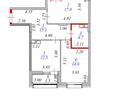 2-бөлмелі пәтер · 66 м² · 6/9 қабат, Абикен Бектурова 11/1, бағасы: 45 млн ₸ в Астане, Нура р-н — фото 9