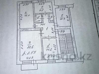 4-комнатная квартира, 87.5 м², 5/5 этаж, 3 2 за 30 млн 〒 в Талдыкоргане, мкр Мушелтой