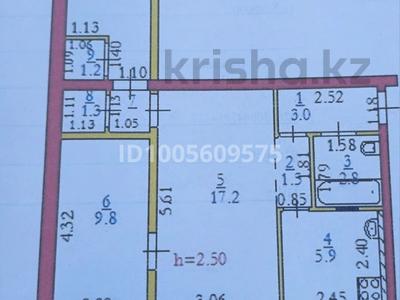 3-комнатная квартира · 56 м² · 5/5 этаж, Айтеке би 61 за 9.7 млн 〒 в Хромтау
