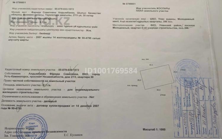 Участок · 0.1 га, им. Касыма Кайсенова за 1.2 млн ₸ — фото 2