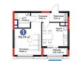 1-комнатная квартира · 39.79 м² · 8/9 этаж, Абулхайр-хана 63 — Абулхаир хана за 25 млн ₸ в Атырау