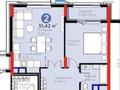 2-бөлмелі пәтер · 51 м² · 8/9 қабат, Турар Рыскулов 18, бағасы: 43 млн ₸ в Астане, Есильский р-н — фото 3