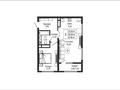 2-комнатная квартира · 53.06 м² · 4/14 этаж, Аргынбекова 194/1 за ~ 29.2 млн ₸ в Шымкенте, Каратауский р-н — фото 4