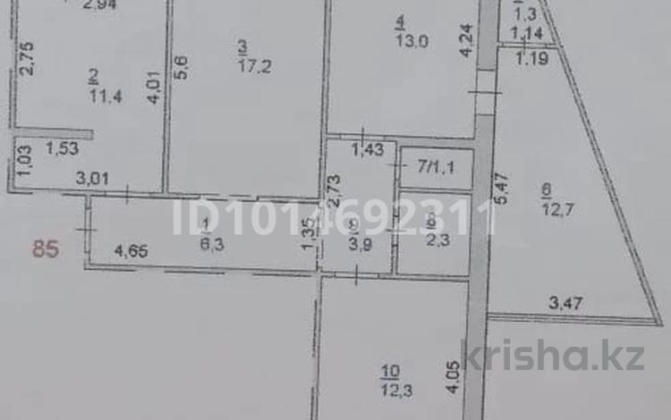 3-бөлмелі пәтер · 84 м² · 10/12 қабат, Набережная 7, бағасы: 42 млн ₸ в Павлодаре — фото 2