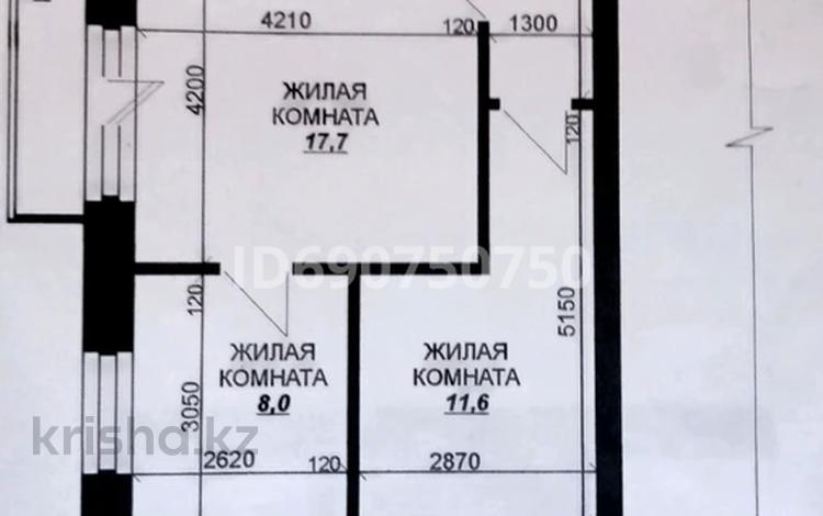 3-комнатная квартира, 48 м², 8/9 этаж, 6мкр 20 — Находится возле Талис за 10 млн 〒 в Темиртау — фото 2