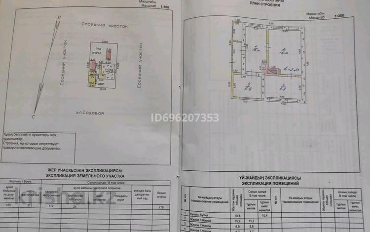 Отдельный дом · 3 комнаты · 50 м² · 7 сот., Садовая 14 за 2 млн ₸ в Текели — фото 2
