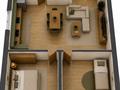 2-бөлмелі пәтер · 51.53 м² · 2/7 қабат, Алатауская трасса 10, бағасы: 26.6 млн ₸ в Талгаре