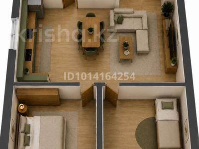 2-бөлмелі пәтер · 51.53 м² · 2/7 қабат, Алатауская трасса 10, бағасы: 26.6 млн ₸ в Талгаре