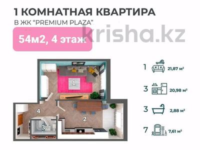 1-комнатная квартира, 54 м², 4/10 этаж, 18А мкр 7 за 15 млн 〒 в Актау, 18А мкр