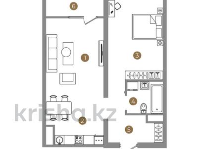2-бөлмелі пәтер · 48 м² · 12/15 қабат, Райымбека 210/27, бағасы: ~ 33.6 млн ₸ в Алматы, Алмалинский р-н