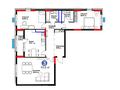 3-комнатная квартира · 117.6 м², Исатай Тайманова — Жарбосынова за ~ 76 млн 〒 в Атырау — фото 3