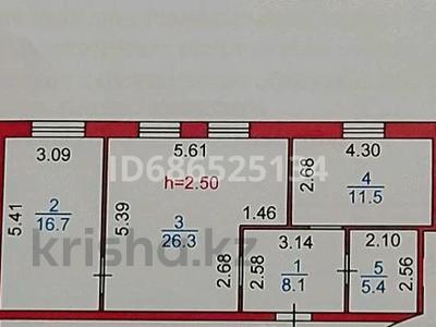 2-бөлмелі пәтер · 68 м² · 6 қабат, мкр Юго-Восток, Карбышева — КарГу, бағасы: 16.5 млн ₸ в Караганде, Казыбек би р-н