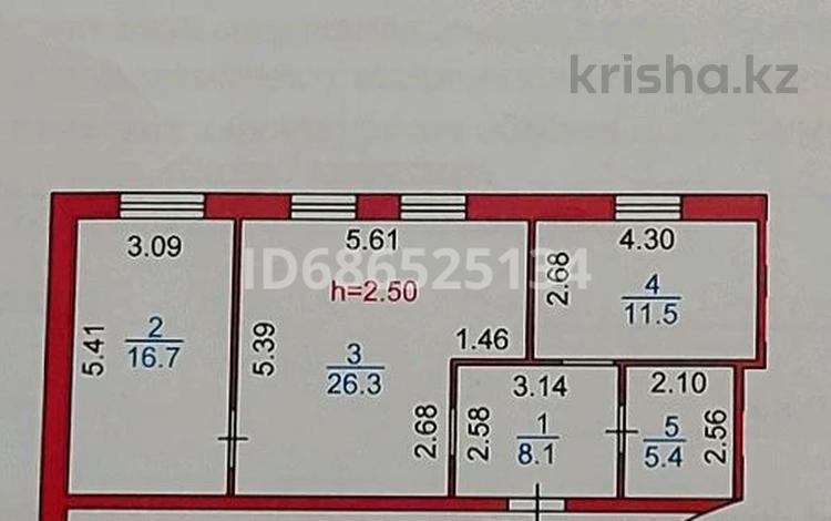 2-бөлмелі пәтер · 68 м² · 6 қабат, мкр Юго-Восток, Карбышева — КарГу, бағасы: 16.5 млн ₸ в Караганде, Казыбек би р-н — фото 2
