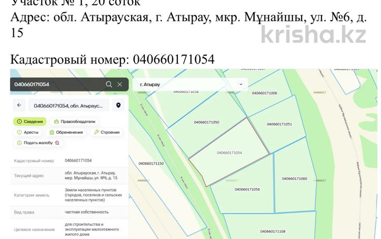 Участок · 20 соток, мкр Мунайшы, Неверева за 25 млн ₸ в Атырау — фото 3
