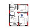 2-комнатная квартира · 54.31 м², Е 915 15 за ~ 29.9 млн 〒 в Астане, Есильский р-н — фото 3