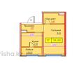1-комнатная квартира · 34.48 м² · 4/6 этаж, мкр Теректы, Участок 2032 14 — Aport Mall West за ~ 14.6 млн ₸ в Алматы, Алатауский р-н — фото 2