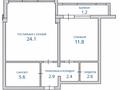 1-комнатная квартира · 50.6 м² · 7/21 этаж, Солодовникова 21 — Сатпаева Гагарина за 50 млн ₸ в Алматы, Бостандыкский р-н — фото 2