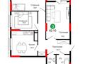 3-комнатная квартира · 82.2 м² · 21/22 этаж, Сыганак 26/2 за 49 млн ₸ в Астане, Нура р-н — фото 2